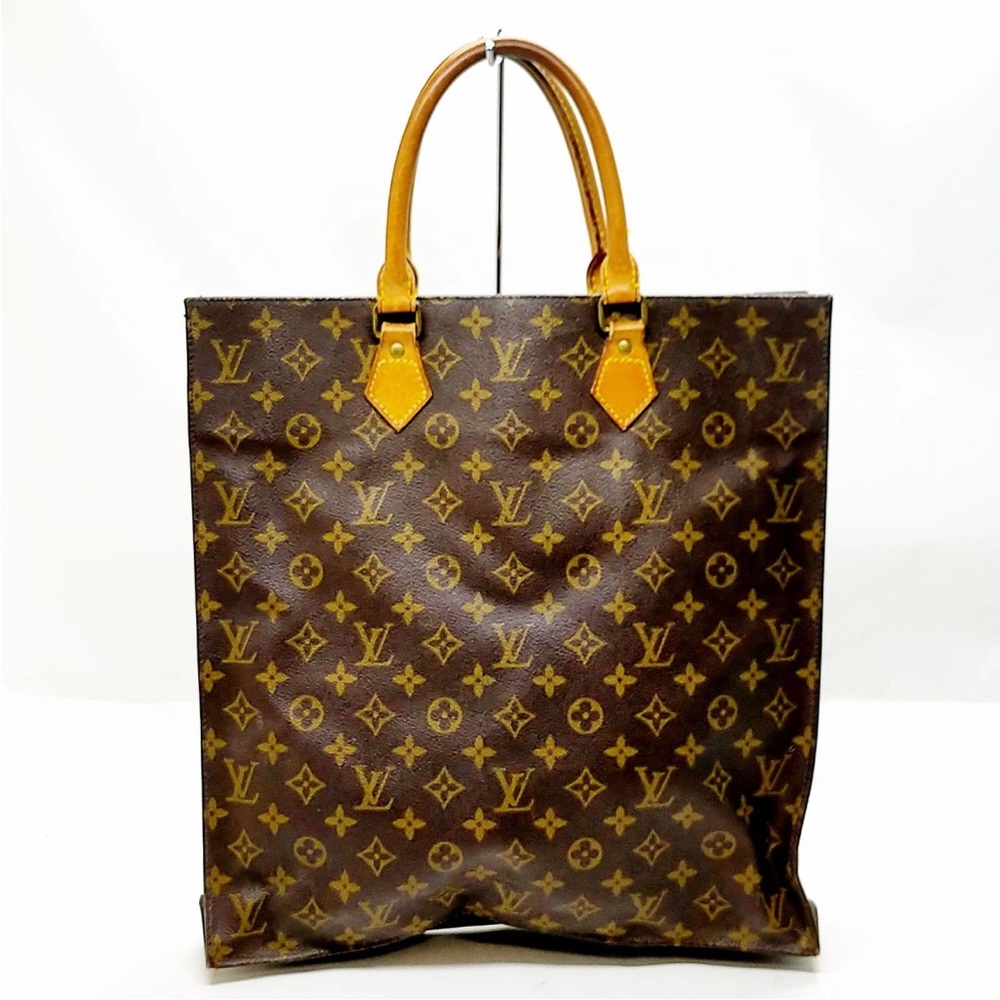 Louis Vuitton Vintage Monogram Sac Plat Handbag with COA EUC